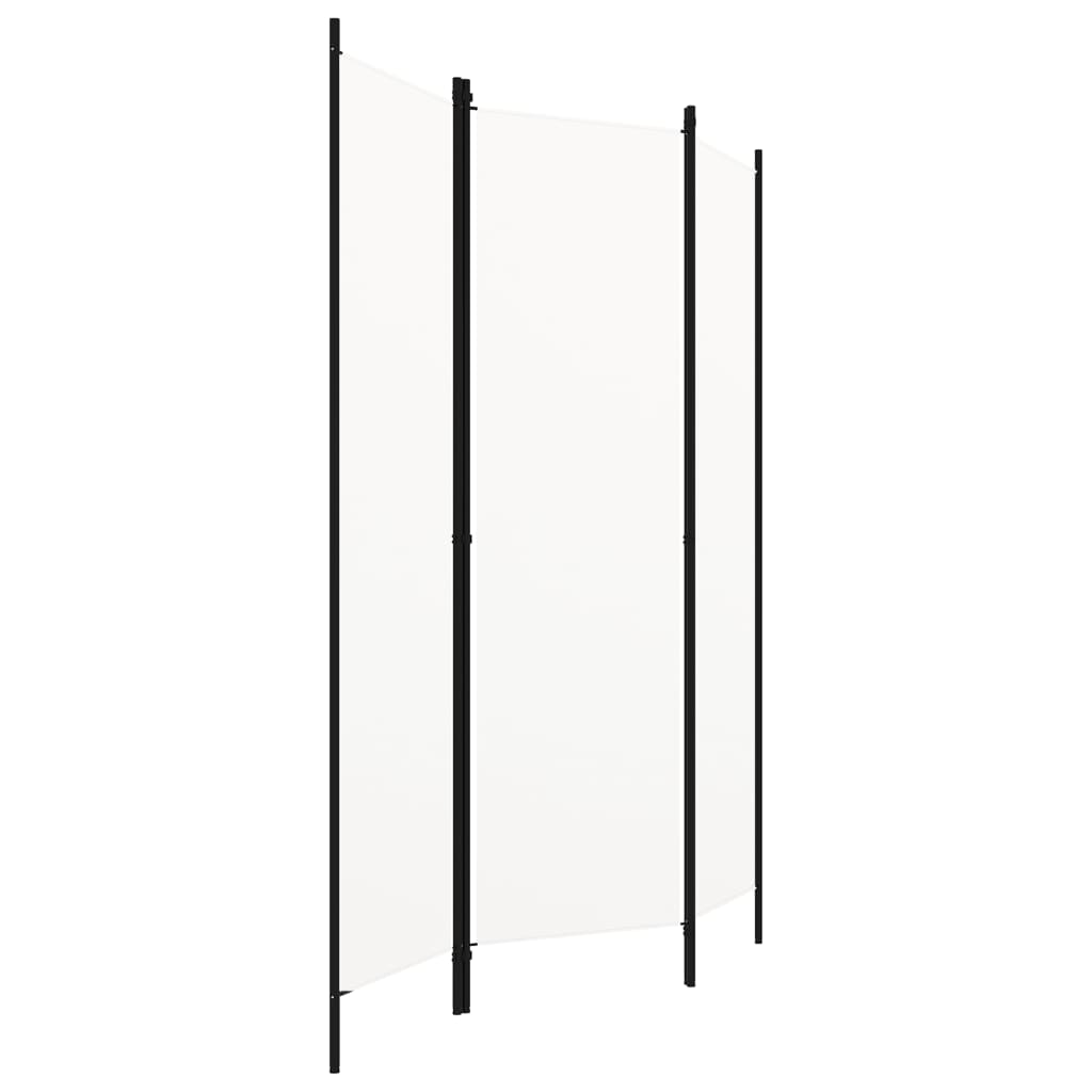 Cloison de séparation 3 panneaux Blanc 150x180 cm