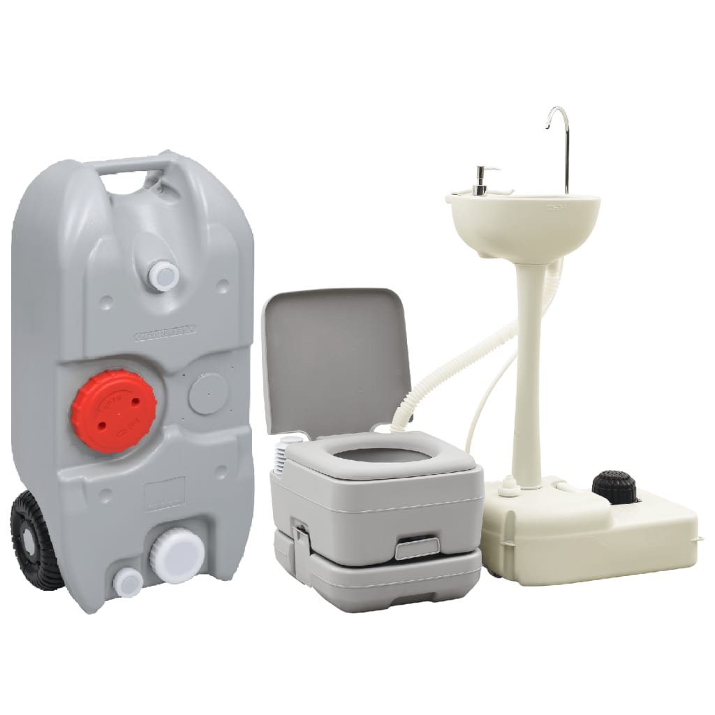 Ensemble de toilette support de lavage des mains réservoir eau
