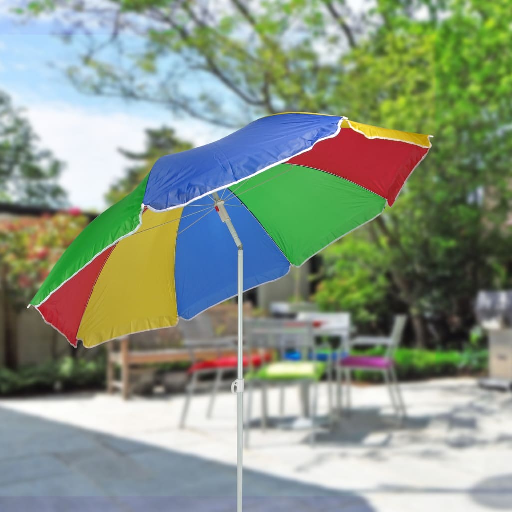 Parasol de plage 150 cm Multicolore