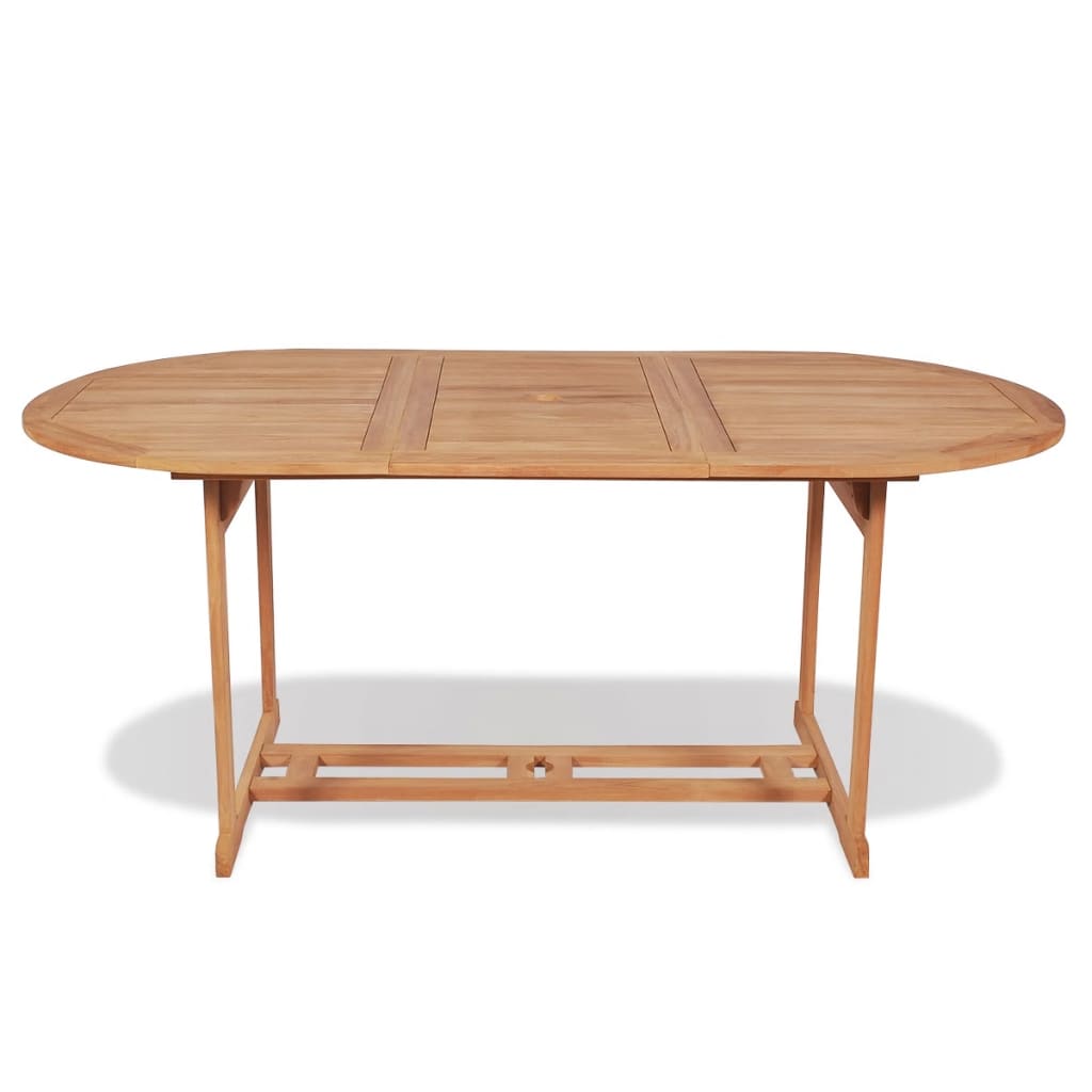 Table de jardin 180x90x75 cm Bois de teck solide
