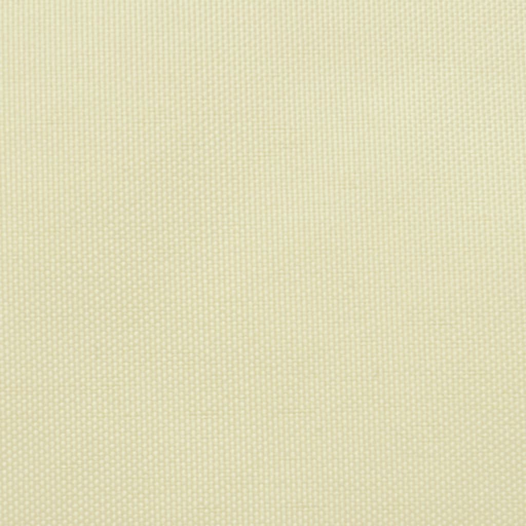Parasol en tissu Oxford rectangulaire 2 x 4 m Crème