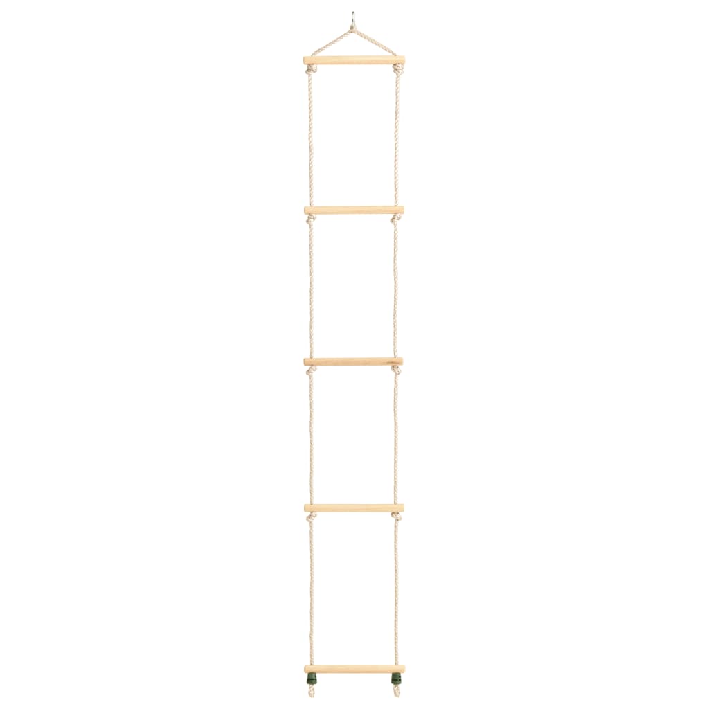 Échelle de corde pour enfants Bois massif et PE 30x168 cm