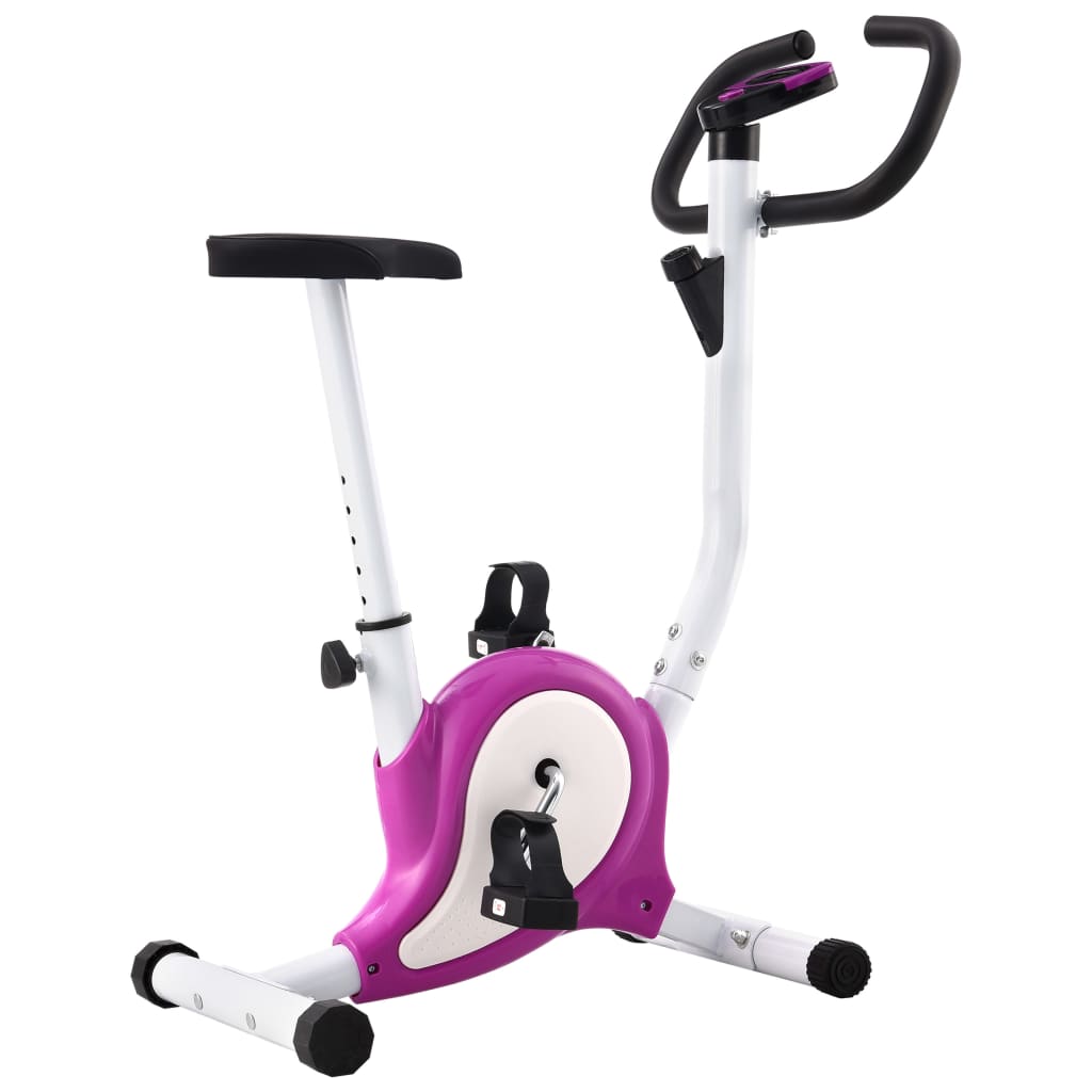 Vélo d'appartement avec résistance à courroie Violet