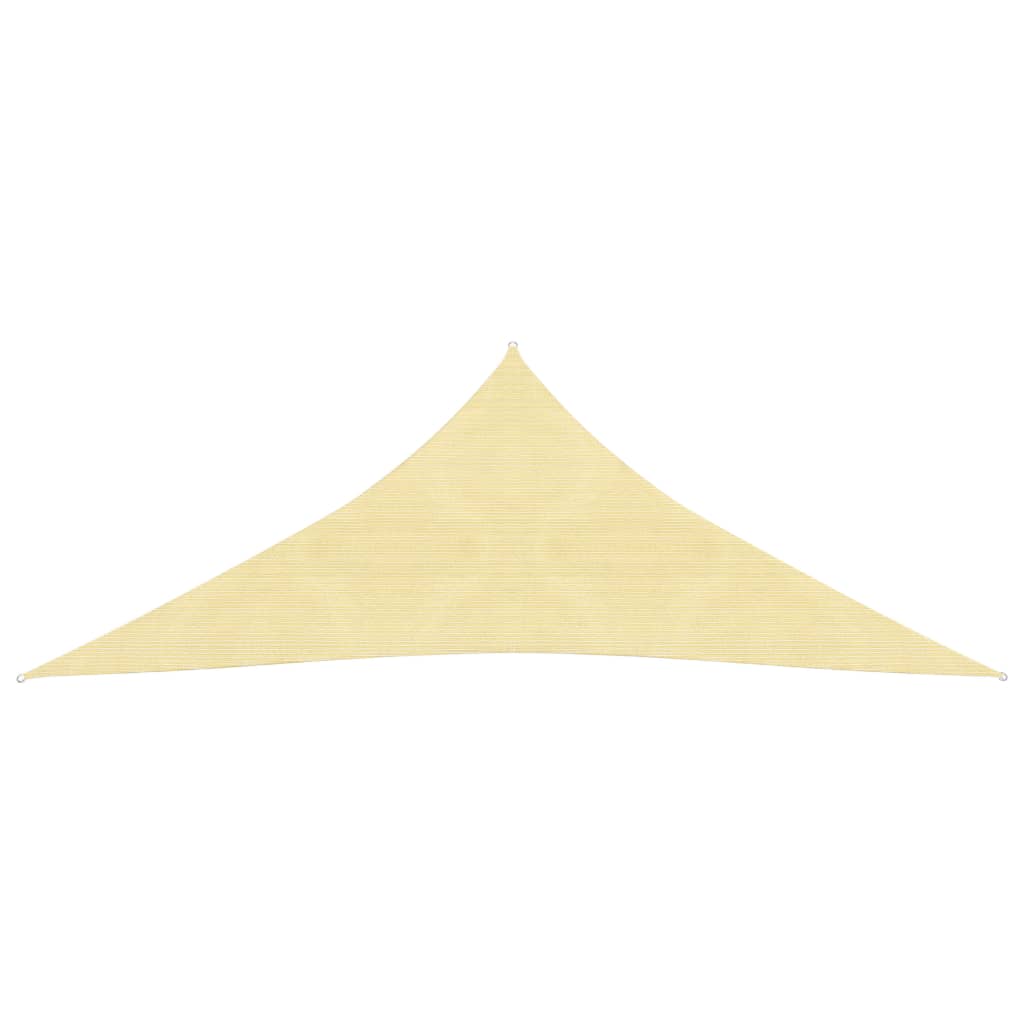 Voile d'ombrage 160 g/m² Beige 4x4x4 m PEHD