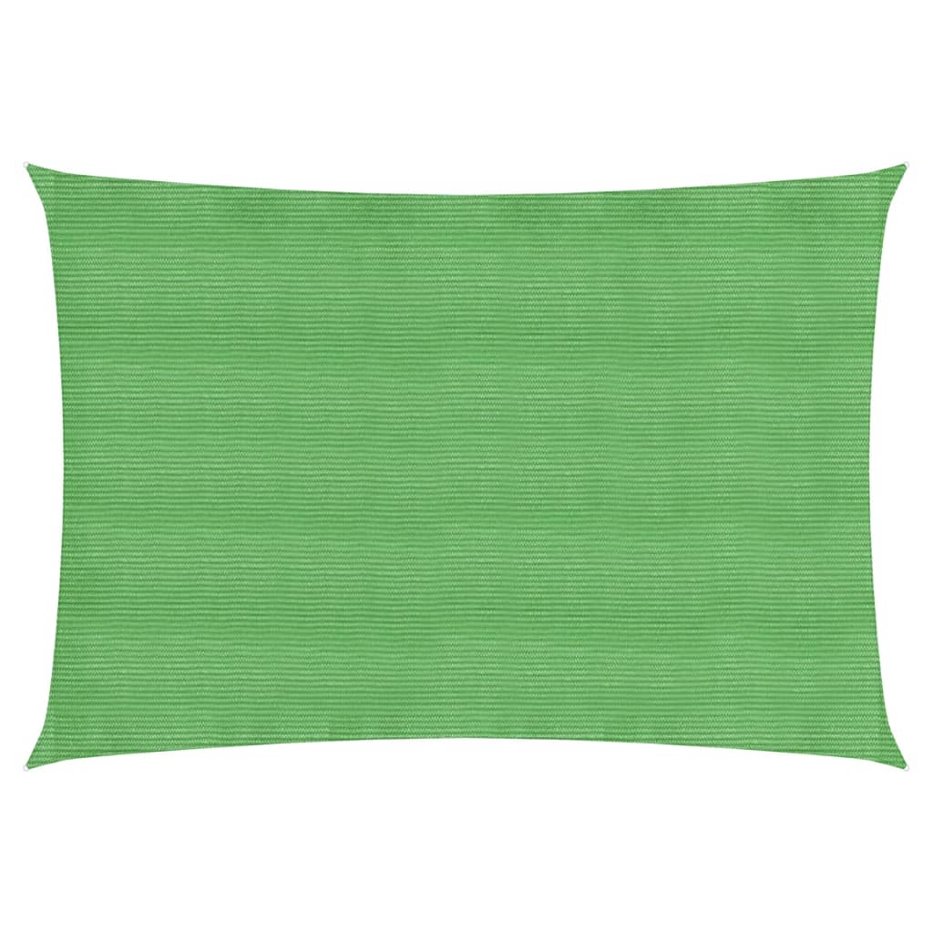 Voile d'ombrage 160 g/m² Vert clair 2x4 m PEHD
