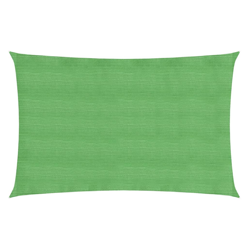 Voile d'ombrage 160 g/m² Vert clair 2x4,5 m PEHD
