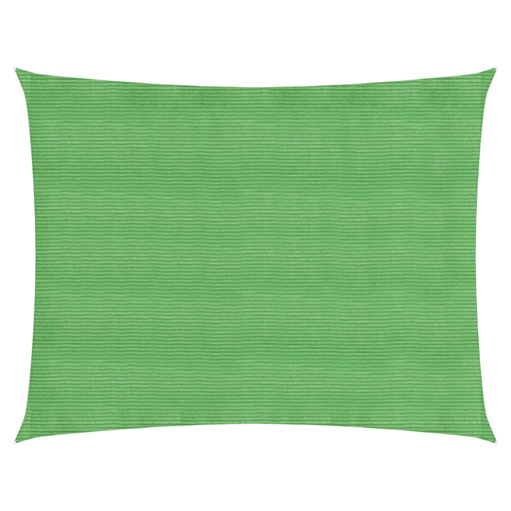 Voile d'ombrage 160 g/m² Vert clair 3,5x4,5 m PEHD