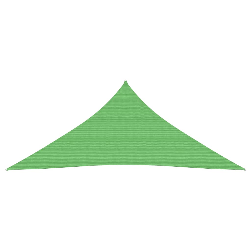 Voile d'ombrage 160 g/m² Vert clair 3,6x3,6x3,6 m PEHD