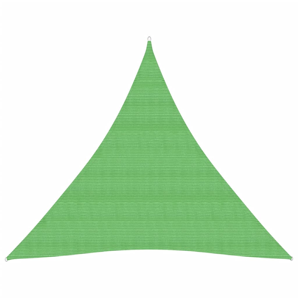 Voile d'ombrage 160 g/m² Vert clair 4,5x4,5x4,5 m PEHD