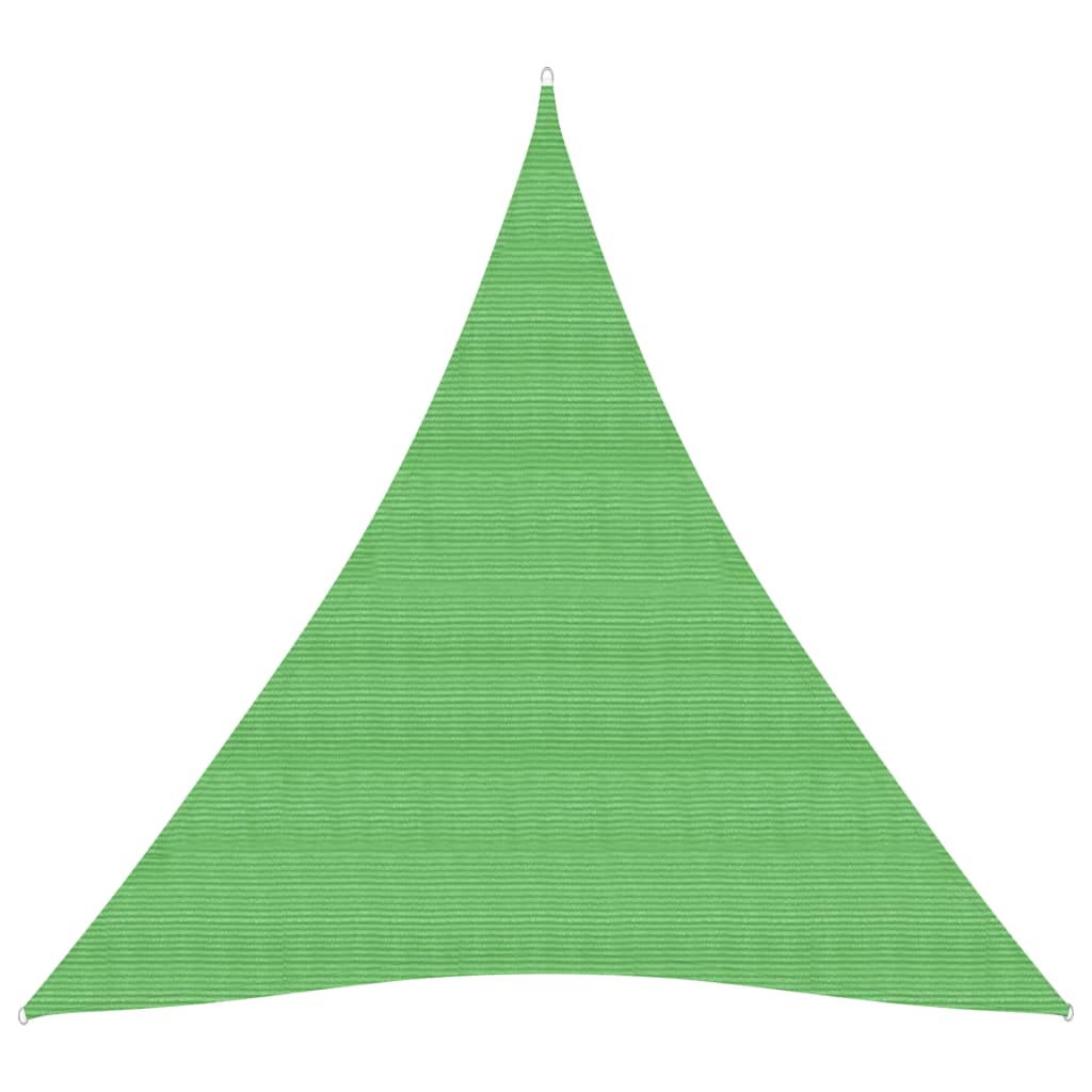 Voile d'ombrage 160 g/m² Vert clair 5x6x6 m PEHD