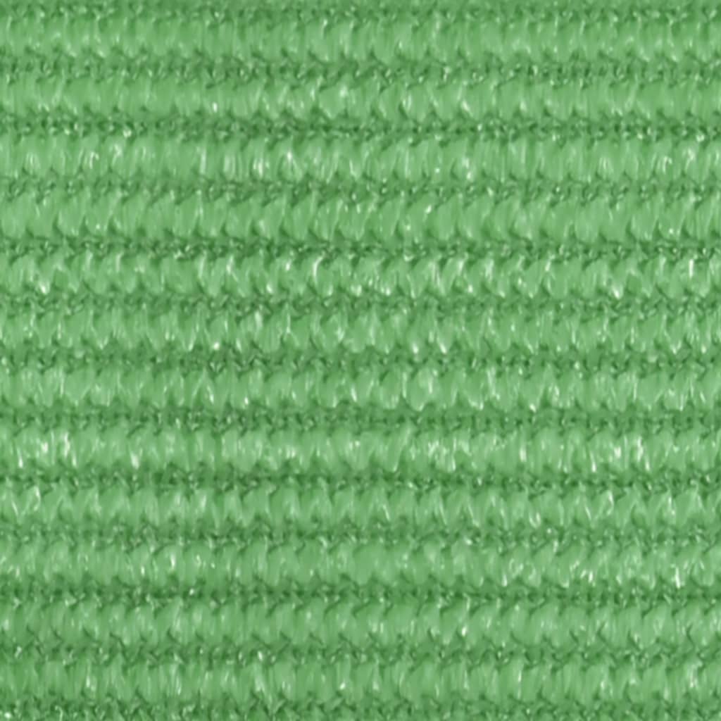 Voile d'ombrage 160 g/m² Vert clair 5x6x6 m PEHD