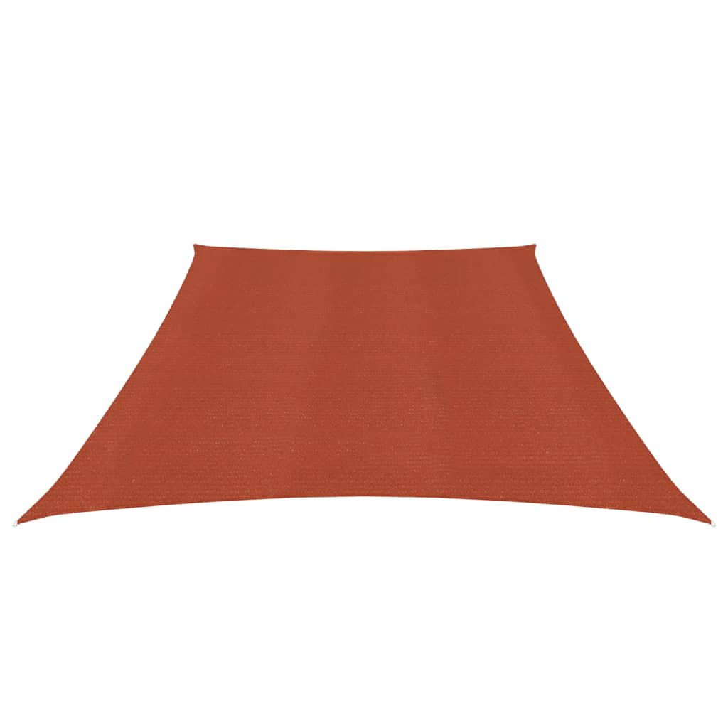 Voile d'ombrage 160 g/m² Terre cuite 3/4x2 m PEHD