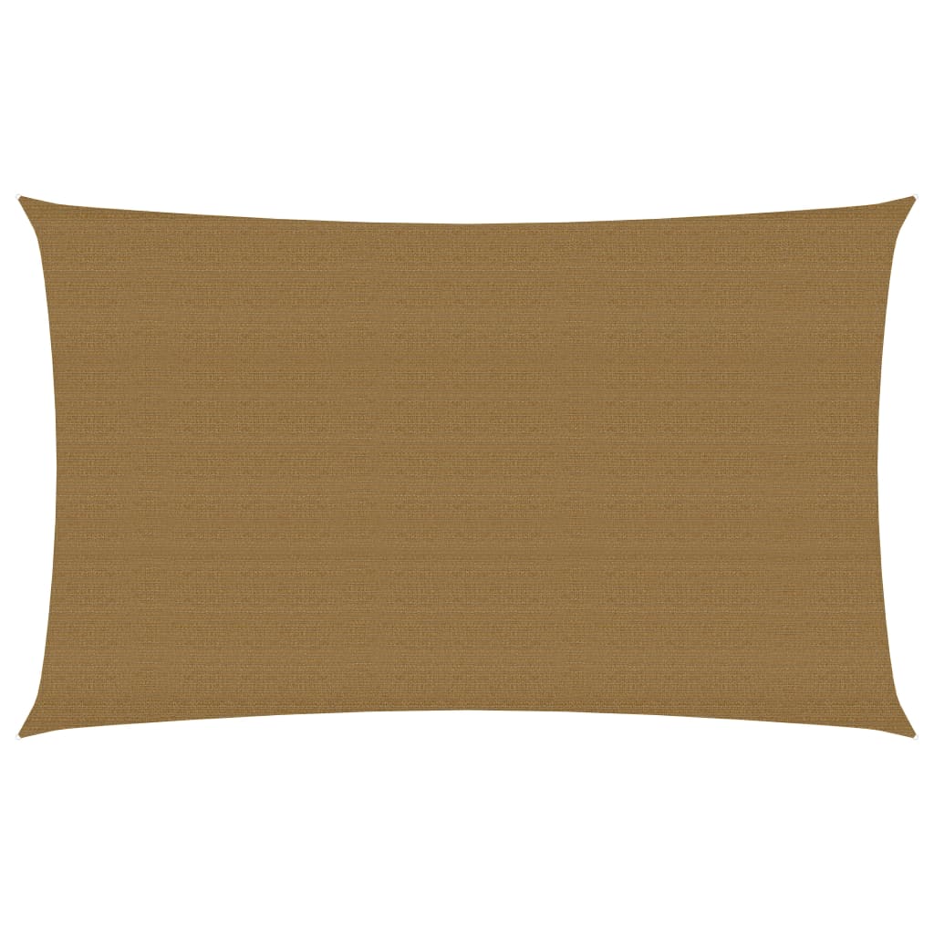 Voile d'ombrage 160 g/m² Taupe 2x4,5 m PEHD