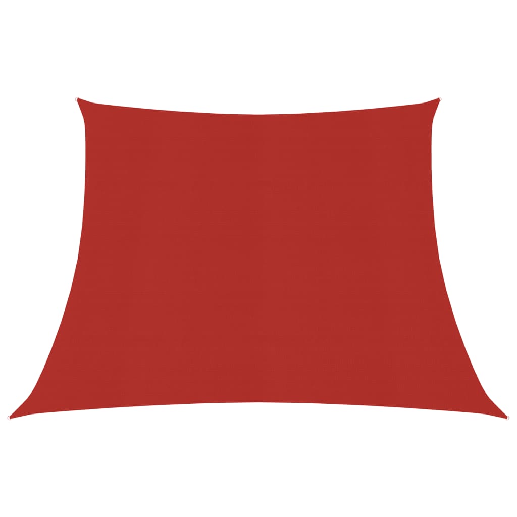 Voile d'ombrage 160 g/m² Rouge 3/4x2 m PEHD