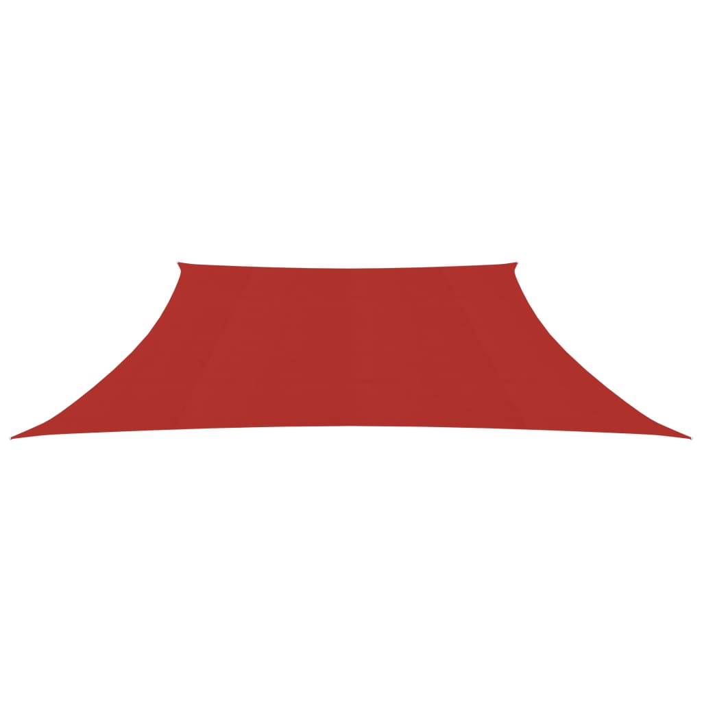 Voile d'ombrage 160 g/m² Rouge 3/4x2 m PEHD