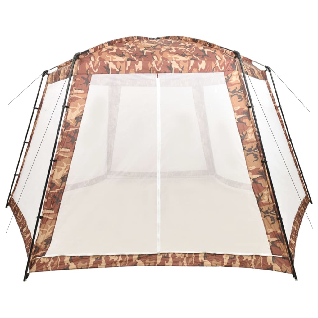 Tente de piscine Tissu 590x520x250 cm Camouflage