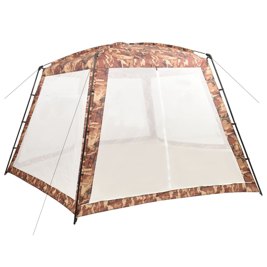 Tente de piscine Tissu 660x580x250 cm Camouflage