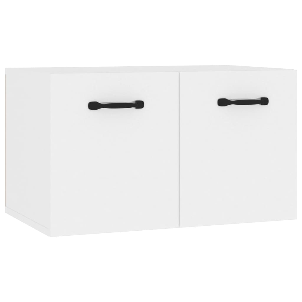 Armoire murale Blanc brillant 80x35x36,5 cm Bois d'ingénierie
