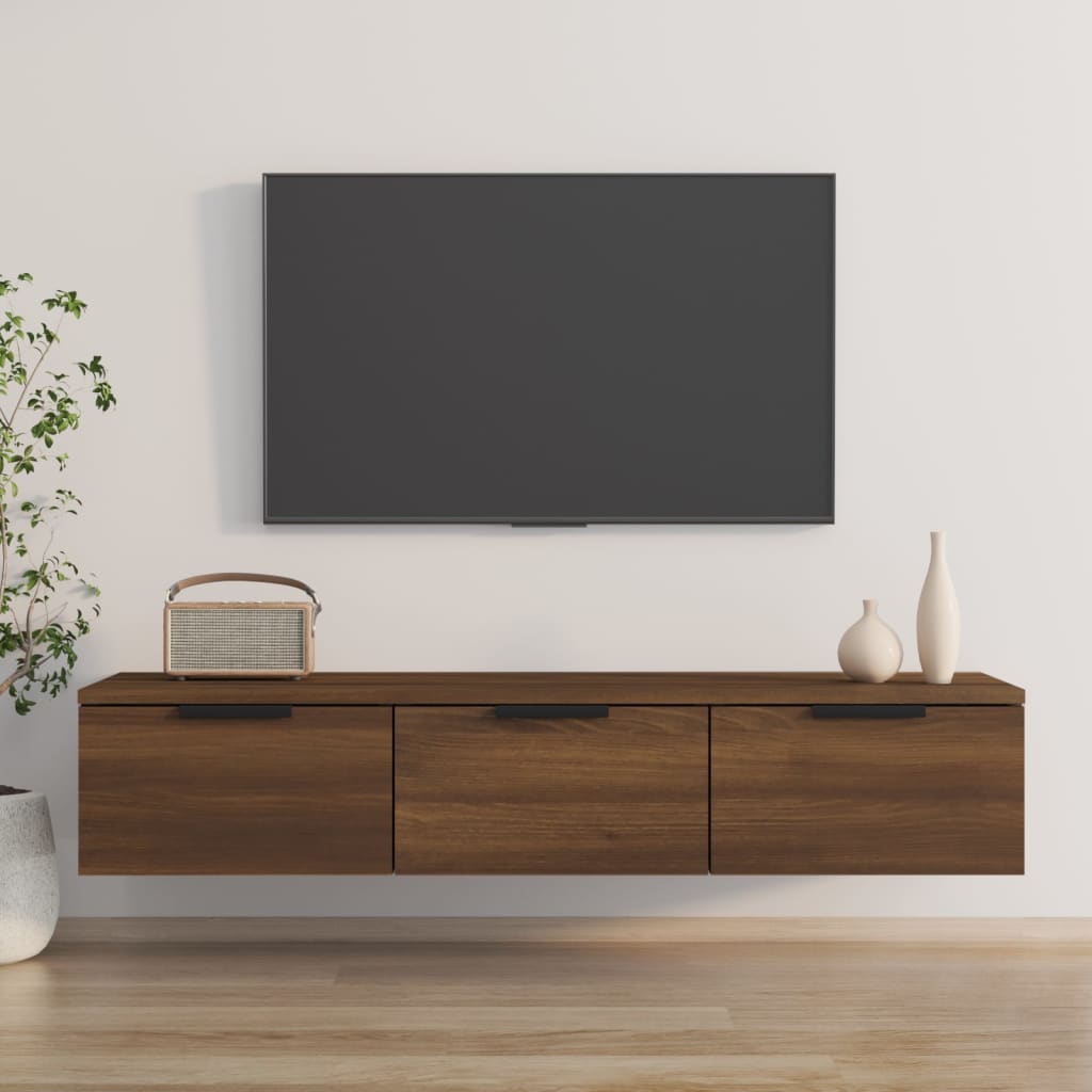 Armoire murale Chêne marron 102x30x20 cm Bois d'ingénierie