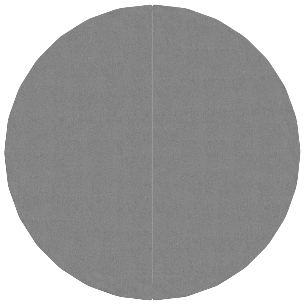 Bâche de piscine gris clair Ø244 cm géotextile polyester