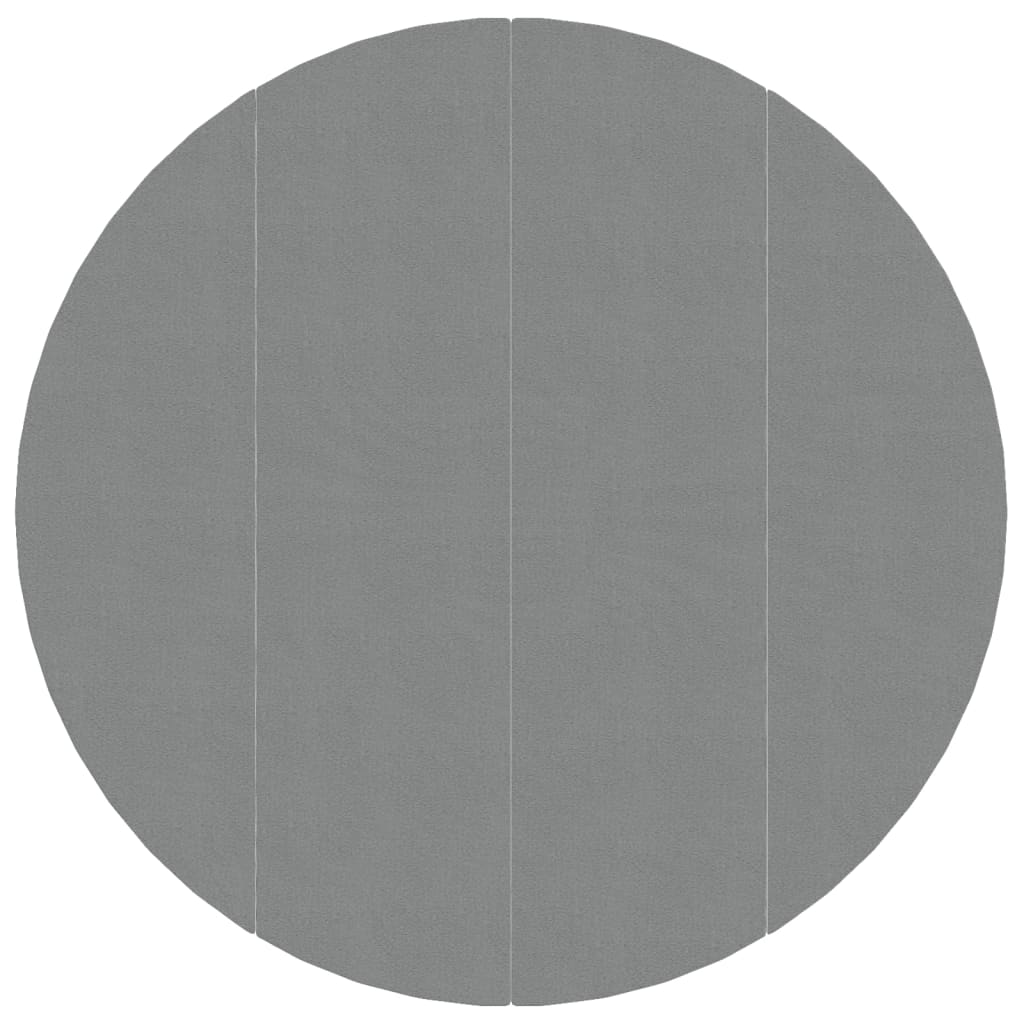 Bâche de piscine gris clair Ø428 cm géotextile polyester
