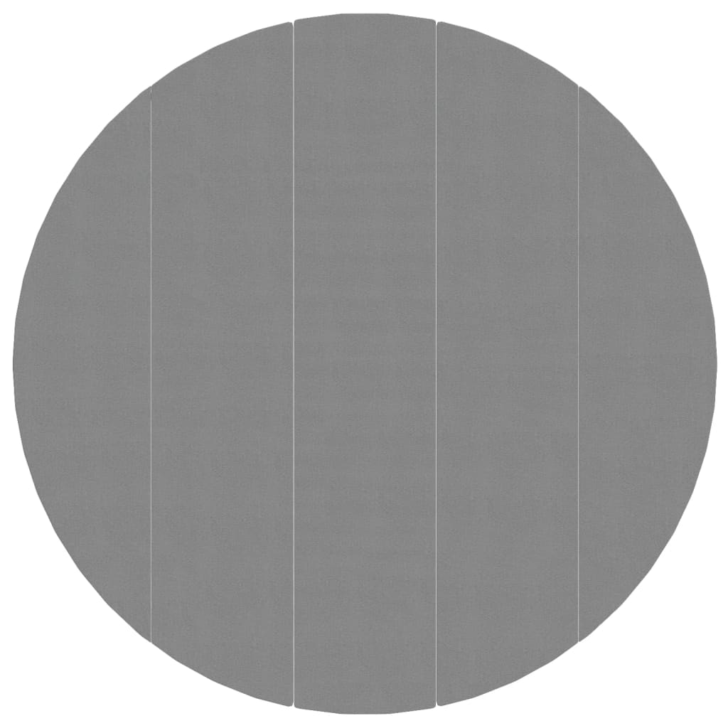 Bâche de piscine gris clair Ø550 cm géotextile polyester