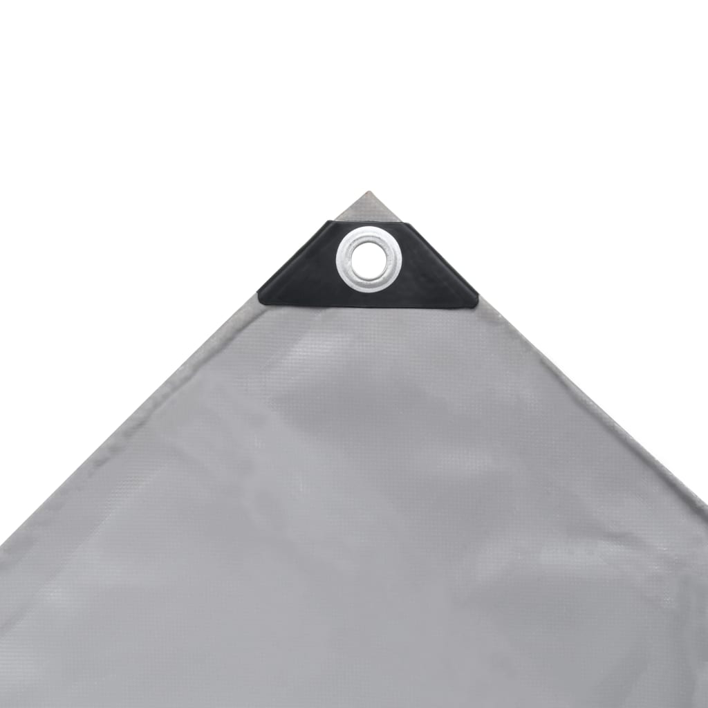 Bâche 650 g / m² 4x7 m Gris