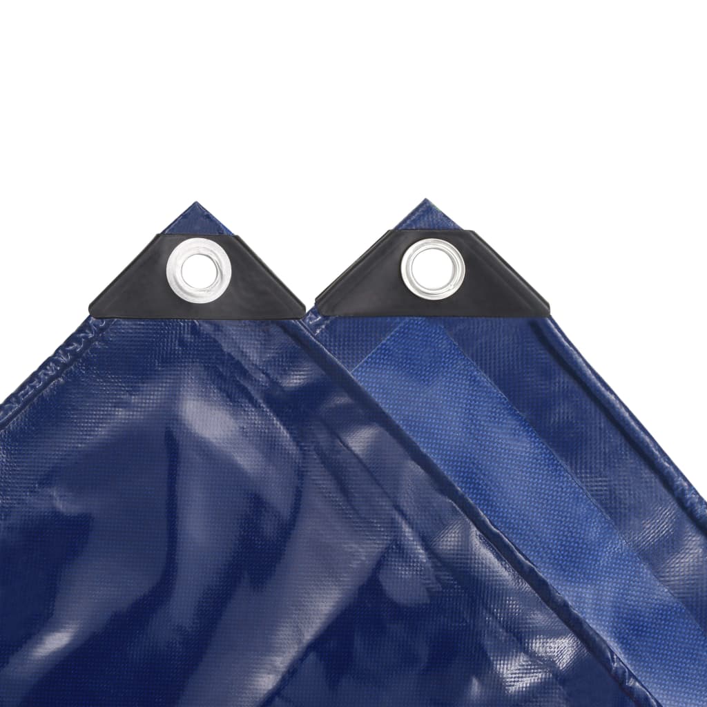Bâche 650 g / m² 4 x 6 m Bleu