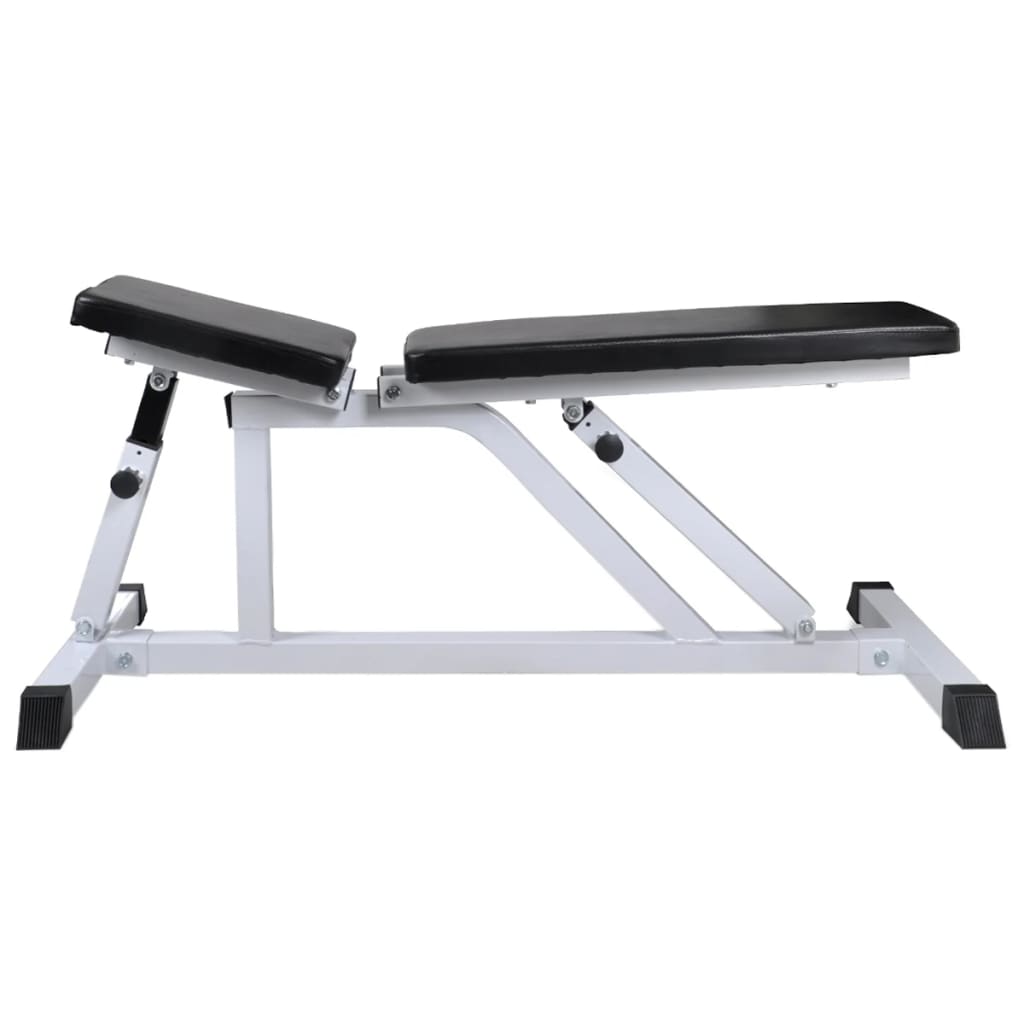 Banc d'entraînement avec jeu d'haltères 60,5 kg