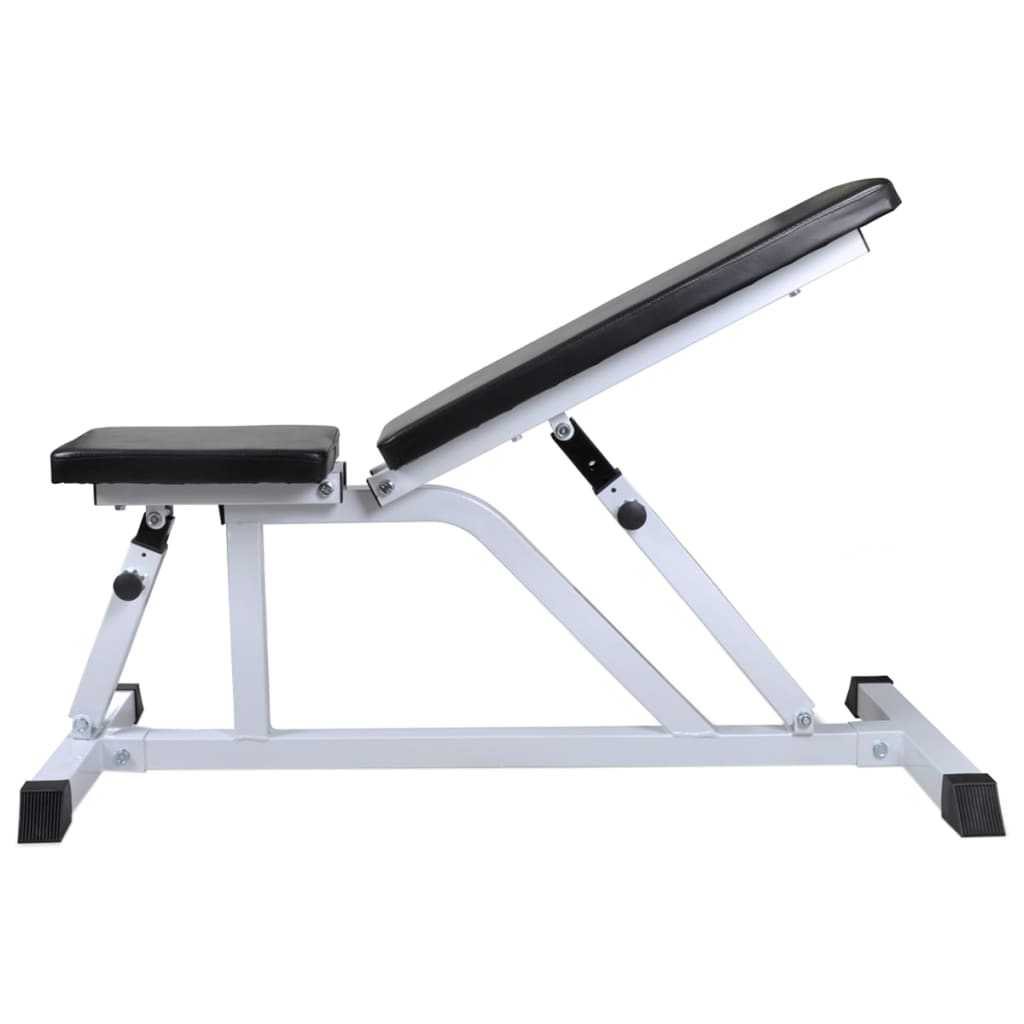 Banc d'entraînement avec jeu d'haltères 60,5 kg