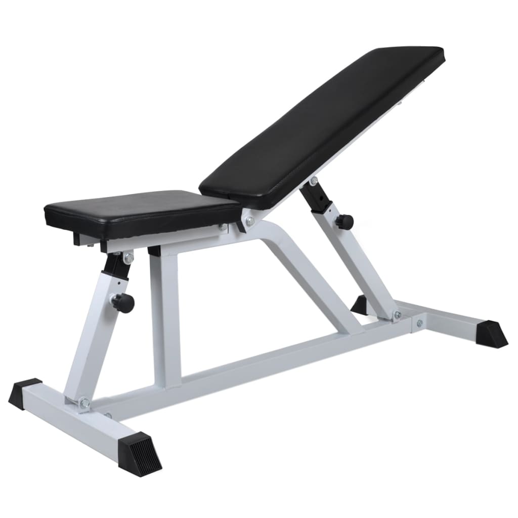 Banc d'entraînement avec jeu d'haltères 30,5 kg