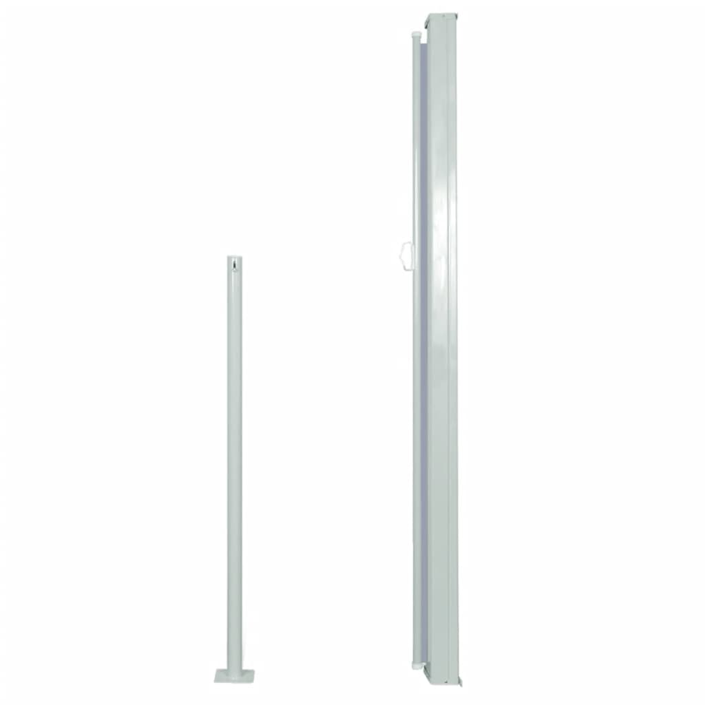 Auvent latéral rétractable 160 x 500 cm Gris
