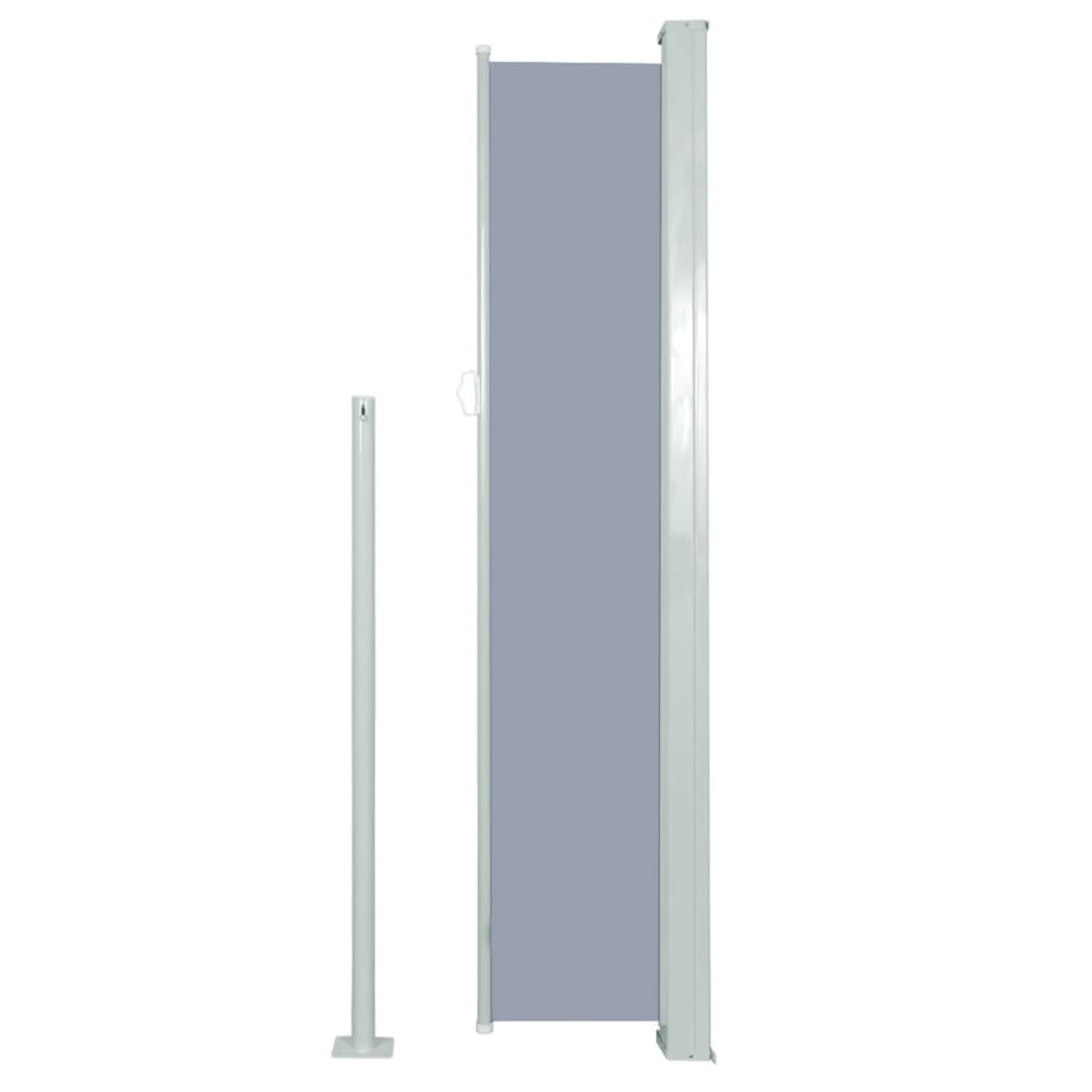 Auvent latéral rétractable 160 x 500 cm Gris