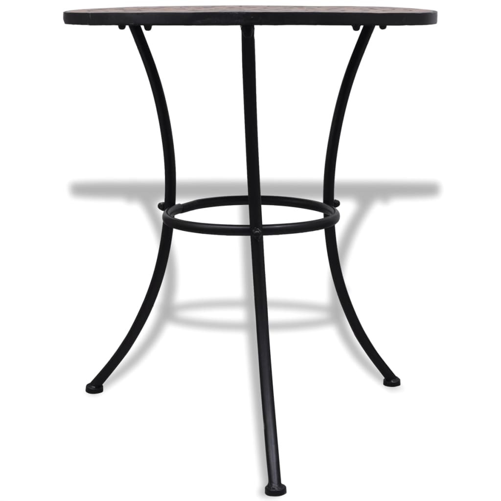 Mobilier de bistro 3 pcs Carreaux céramiques Terre cuite