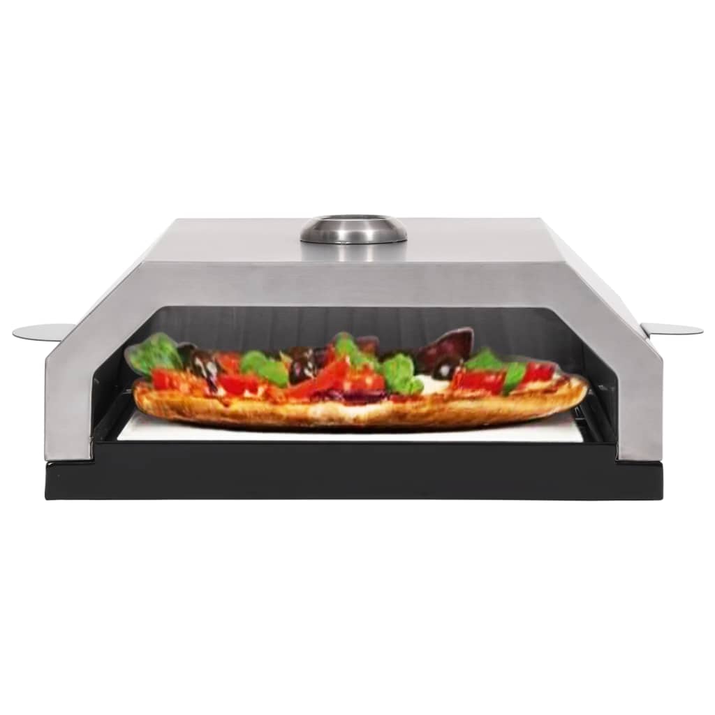 Four à pizza avec pierre en céramique pour barbecue au charbon