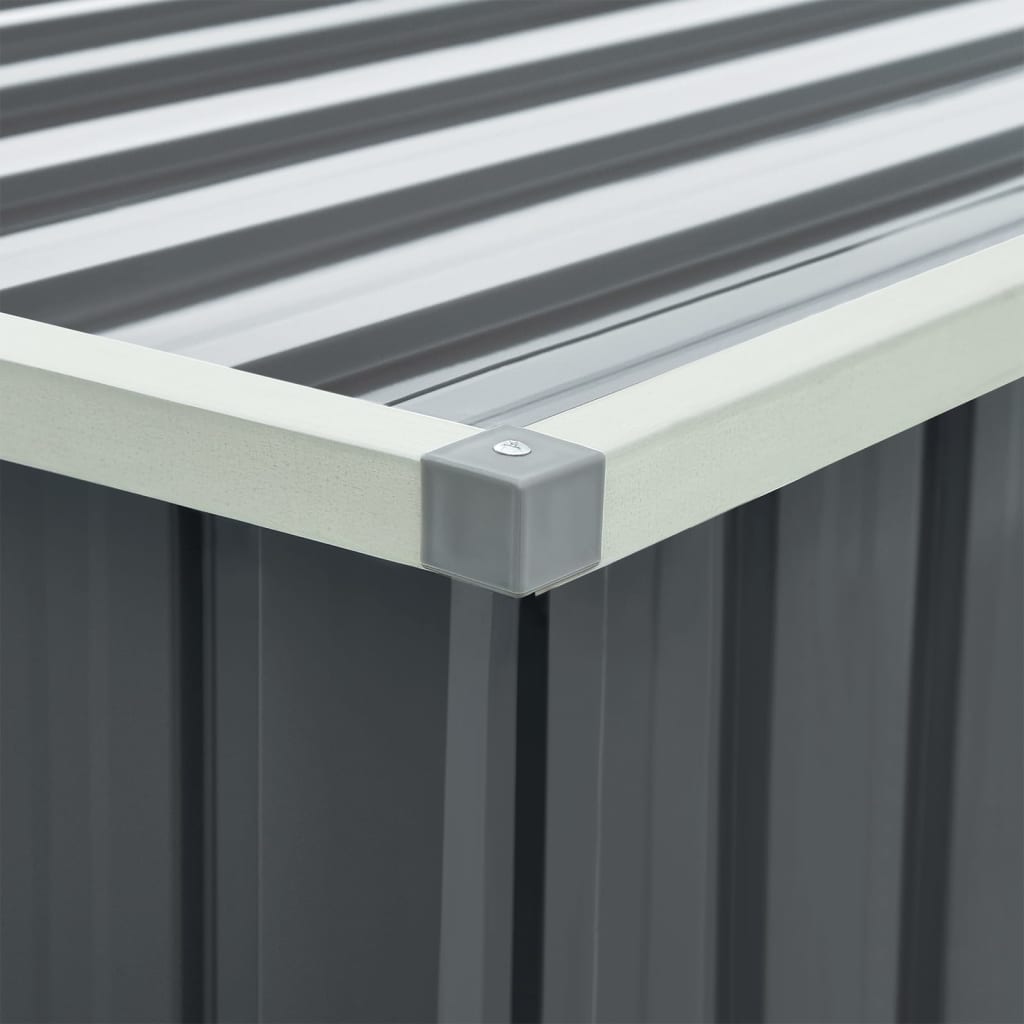 Boîte de rangement de jardin Gris 171x99x93 cm