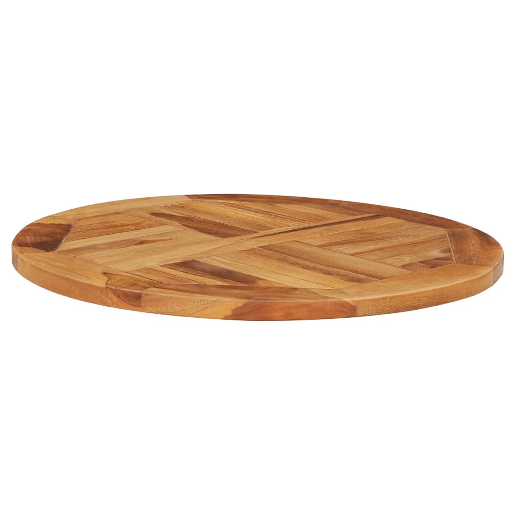 Disque de table rotatif Bois de teck solide