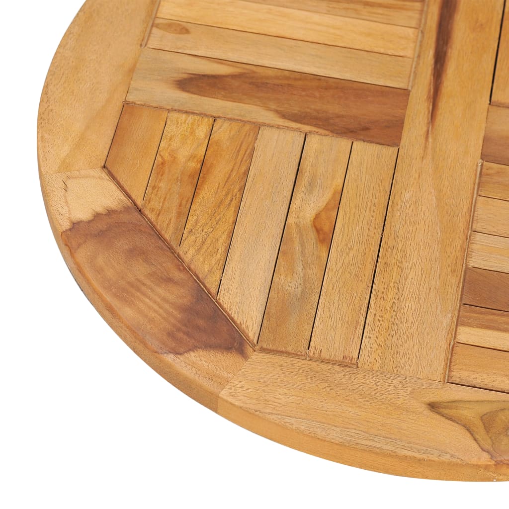 Disque de table rotatif Bois de teck solide