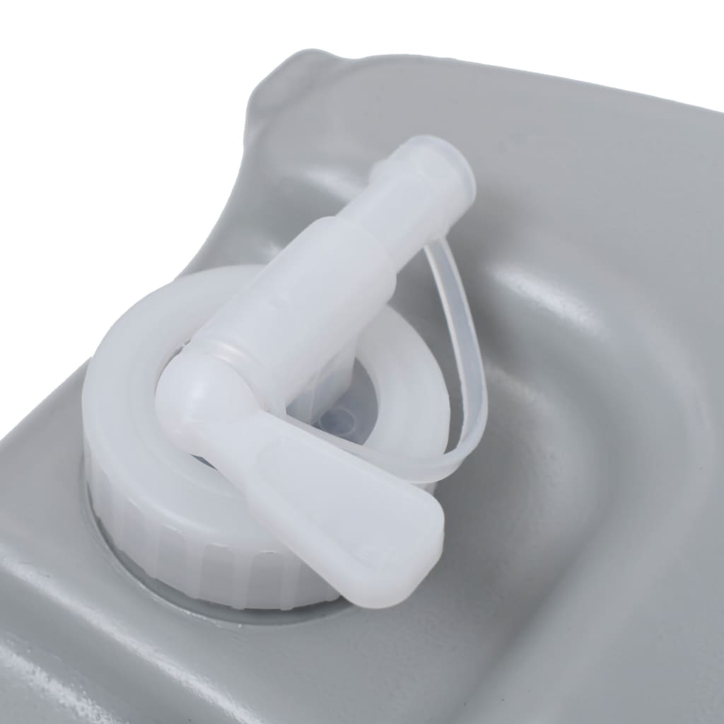 Réservoir d'eau sur roues pour camping 40 L Gris