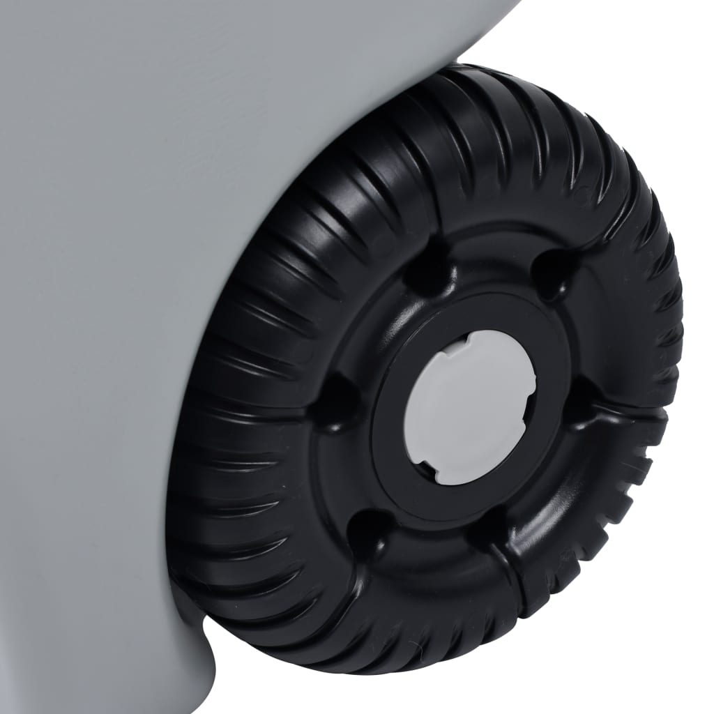 Réservoir d'eau sur roues pour camping 40 L Gris