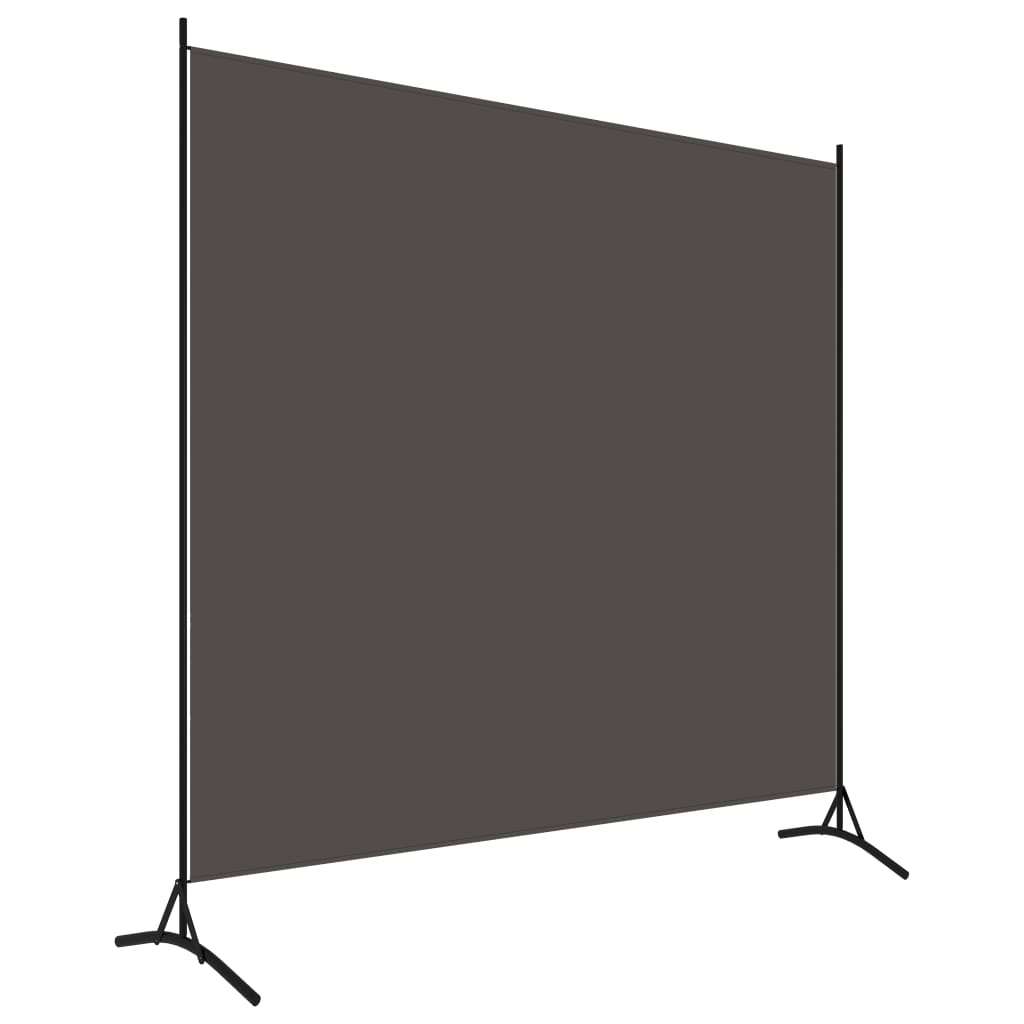 Cloison de séparation 1 panneau Anthracite 175x180 cm