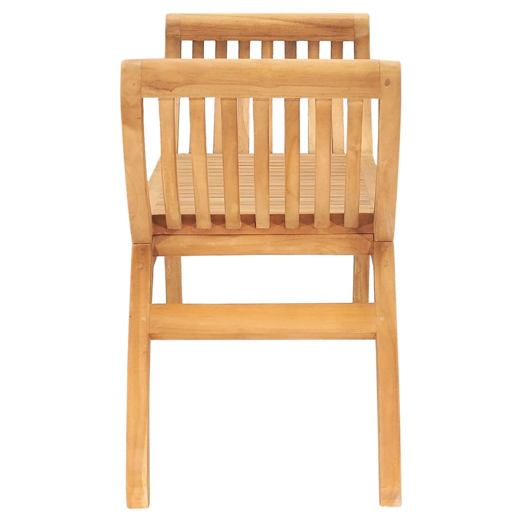 Banc de jardin 126 cm Bois de teck solide