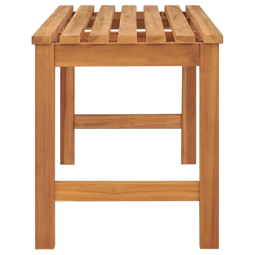 Banc de jardin 114 cm bois de teck solide