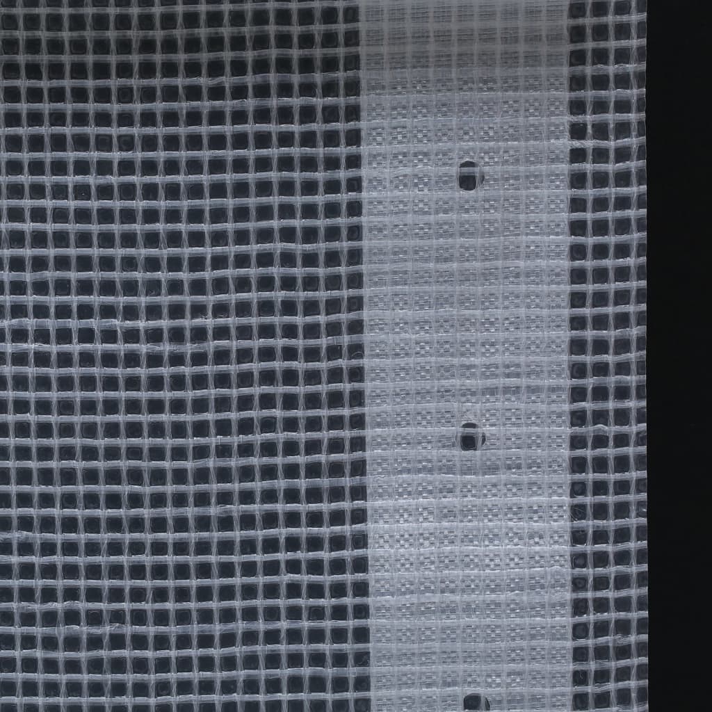 Bâches Leno 2 pcs 260 g/m² 2x4 m Blanc