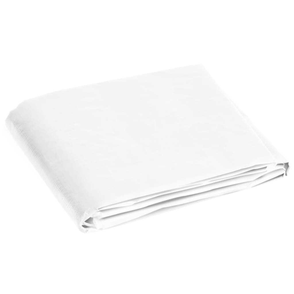 Bâche 180 g/m² 2x3 m Blanc PEHD