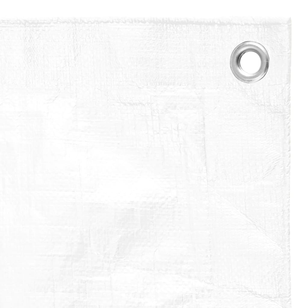 Bâche 180 g/m² 6x12 m Blanc PEHD