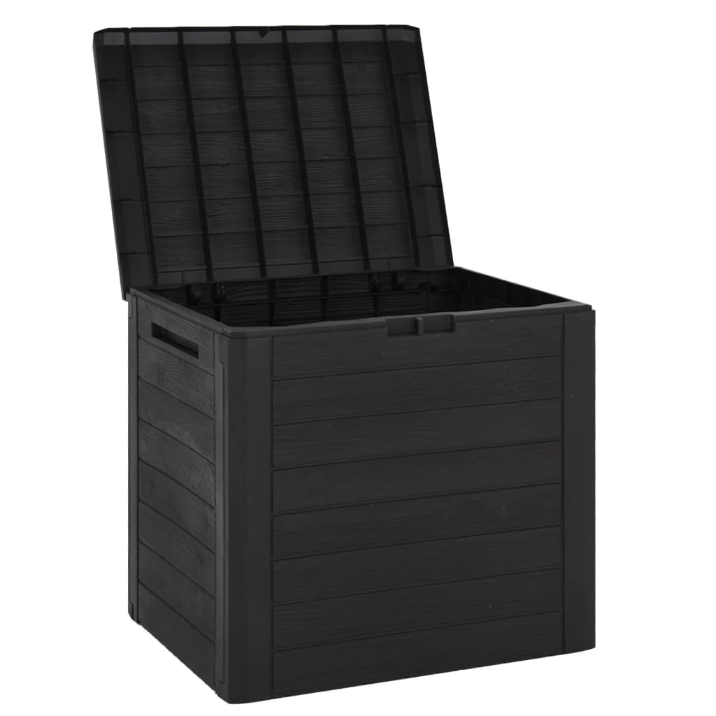 Boîte de stockage de jardin Marron 58,5x46x55 cm Polypropylène