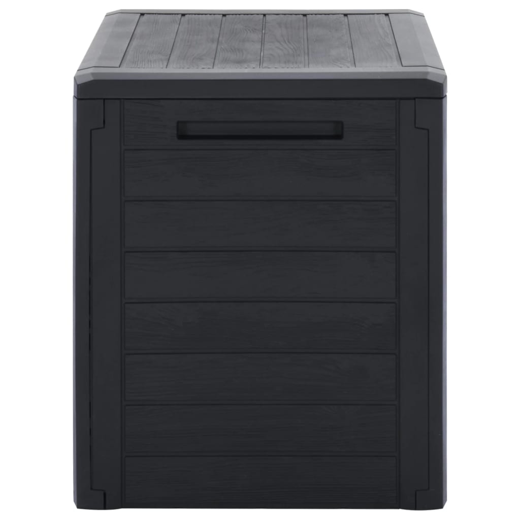 Boîte de stockage jardin Anthracite 58,5x46x55 cm Polypropylène
