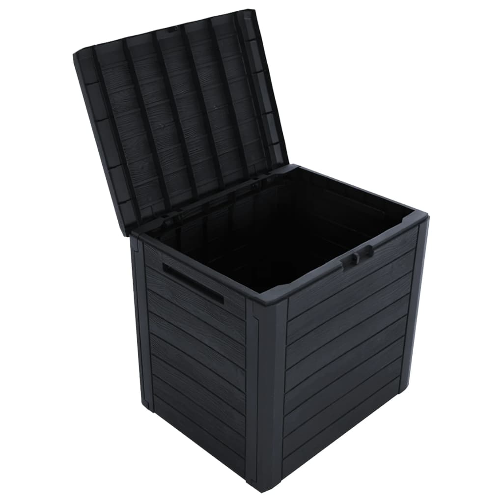 Boîte de stockage jardin Anthracite 58,5x46x55 cm Polypropylène