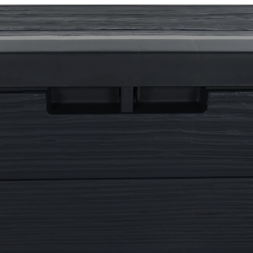 Boîte de stockage jardin Anthracite 58,5x46x55 cm Polypropylène